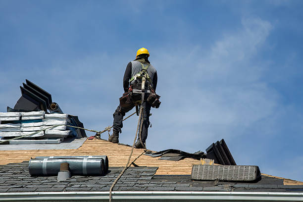 Professional Metal Roofing technician working in Hathorne, MA